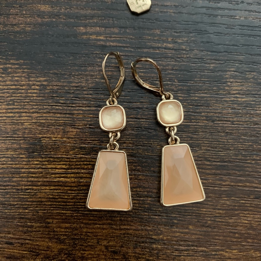 Gold necklace and earrings costume jewelry
